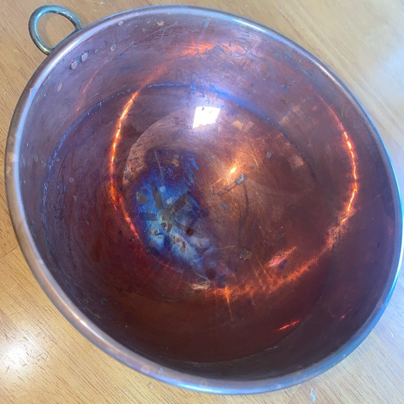 Benjamin & Medwin Copper Planter bowl vintage 1lb 6oz wall Art NY RARE - Picture 2 of 8